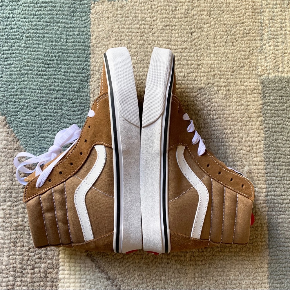 Vans Tiger’s Eye Brown Sk8-Hi Sneakers - Picture 4 of 8
